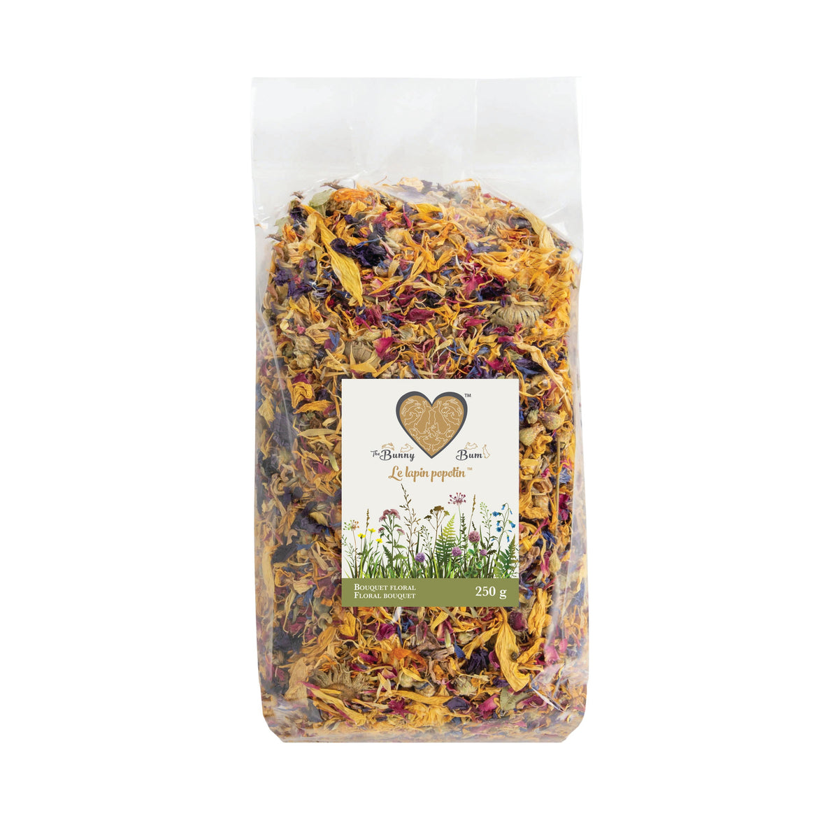 Bouquet Floral - The Bunny Bum — produit entier sur fond blanc