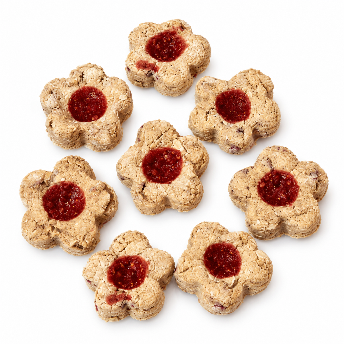 Fleurs de fraisiers - Hippity Hop — fond blanc