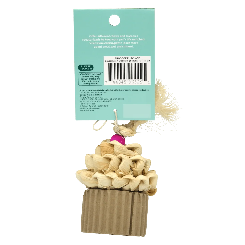 Petit gâteau de fête Oxbow - vue arrière