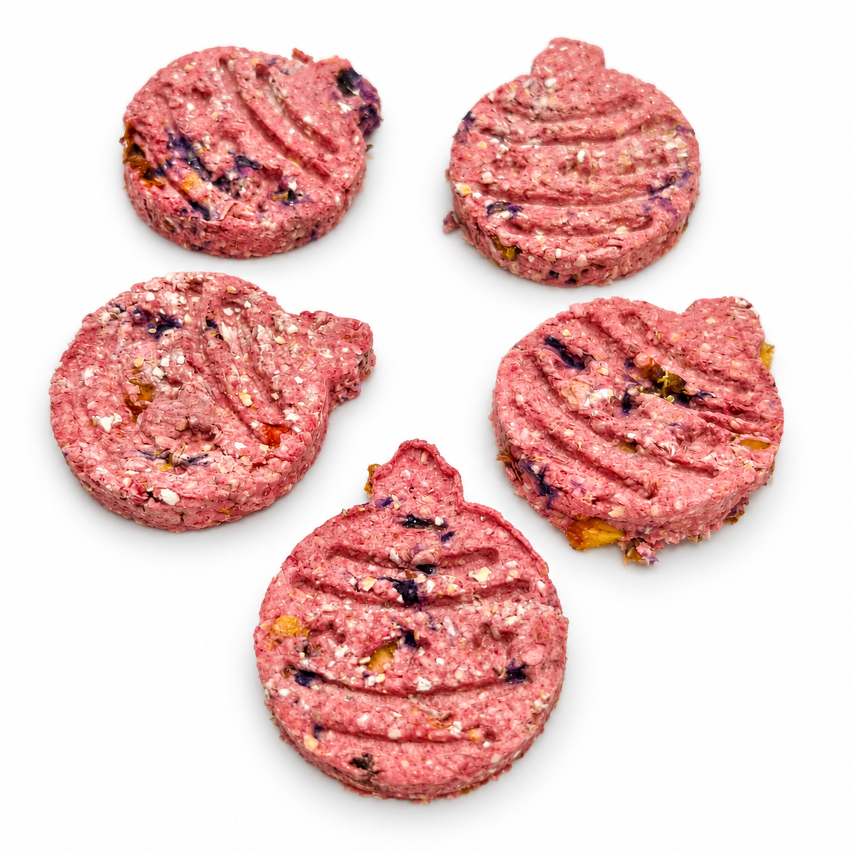 Ornements Canneberge-Framboise - Hippity Hop — fond blanc